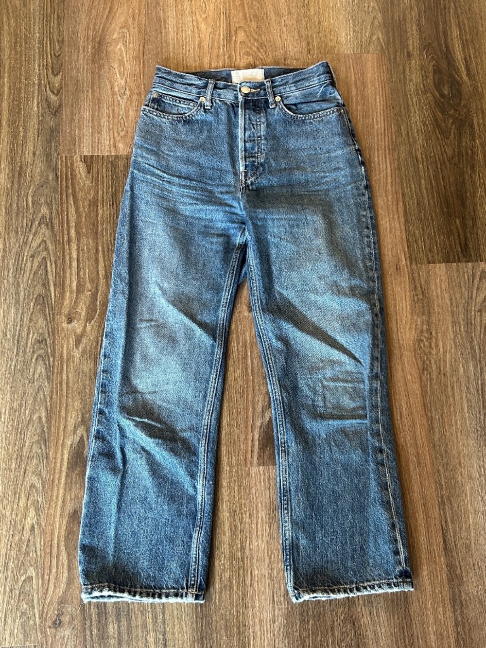 Everlane The 90s Way High Jean Medium Dark Wash Women’s 24